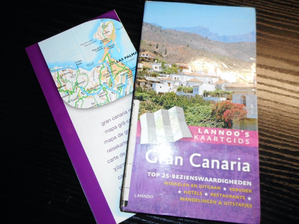 Lannoo's kaart reisgids Gran Canaria, Europa, Ophalen of Verzenden, Reisgids of -boek, Lannoo