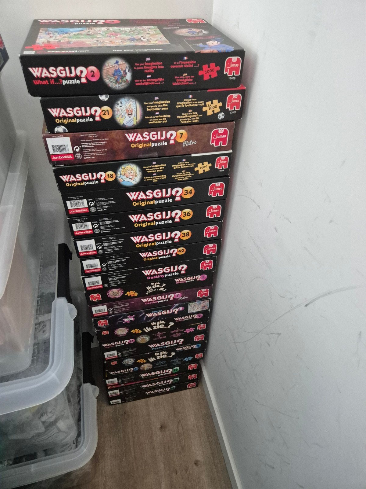 15 Wasgij puzzels - Diverse edities, Ophalen, 500 t/m 1500 stukjes, Gebruikt, Legpuzzel