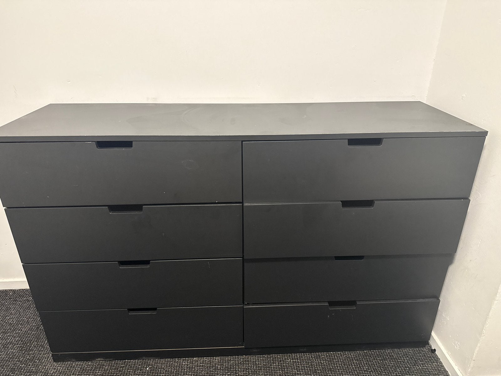 IKEA NORDLI ladekast met 8 lades - zwart, Ophalen, Overige materialen, Gebruikt, 5 laden of meer