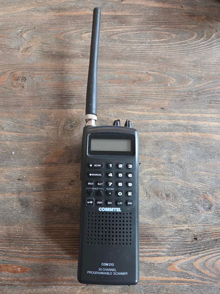 Commtel 212 30-kanaals handscanner - Zo goed als nieuw, Telecommunicatie, Ophalen