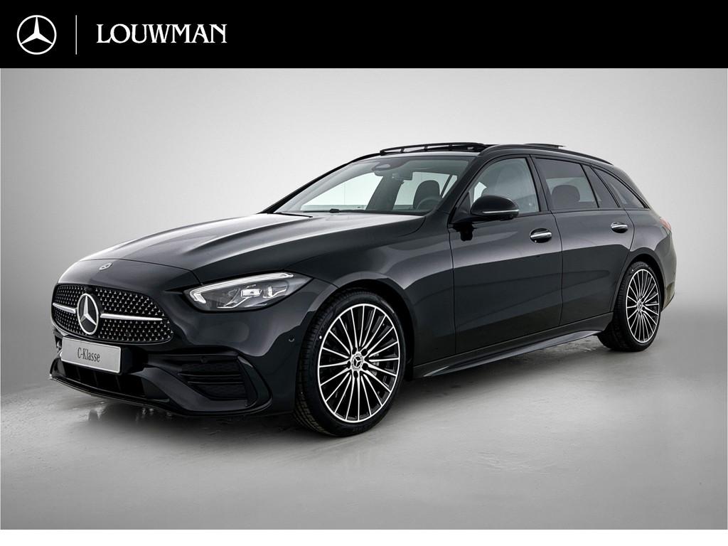 Mercedes-Benz C-Klasse Estate 180 Business Solution AMG | Co, Auto's, Mercedes-Benz, Automaat, Achterwielaandrijving, Zwart, 4 cilinders