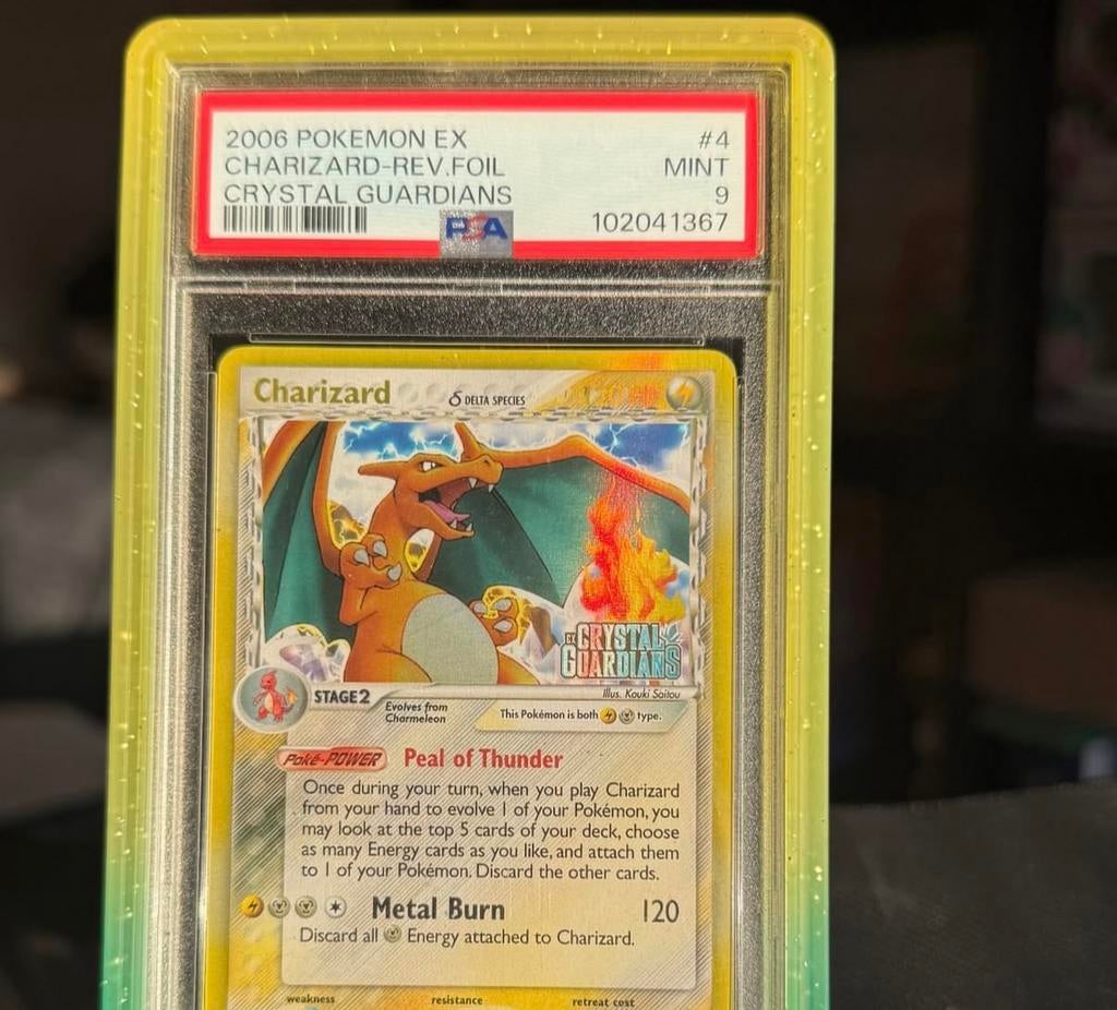 Pokemon Crystal Guardians Delta Species #4 Charizard psa9, Ophalen, Zo goed als nieuw