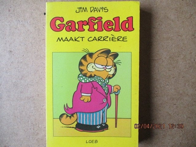 adv0638 garfield pocket 1e reeks 2, Eén stripboek, Ophalen, Gelezen