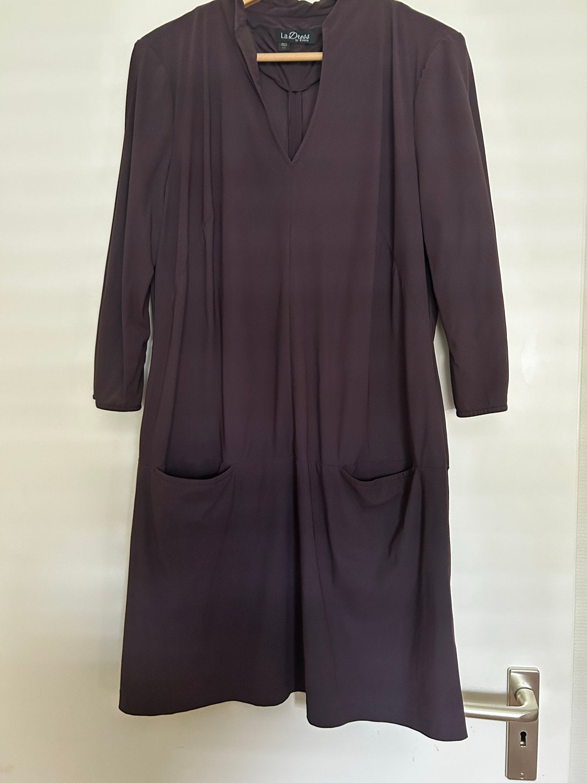 La Dress by Simone jurk maat XL, Bruin, Verzenden, Maat 42/44 (L), Zo goed als nieuw