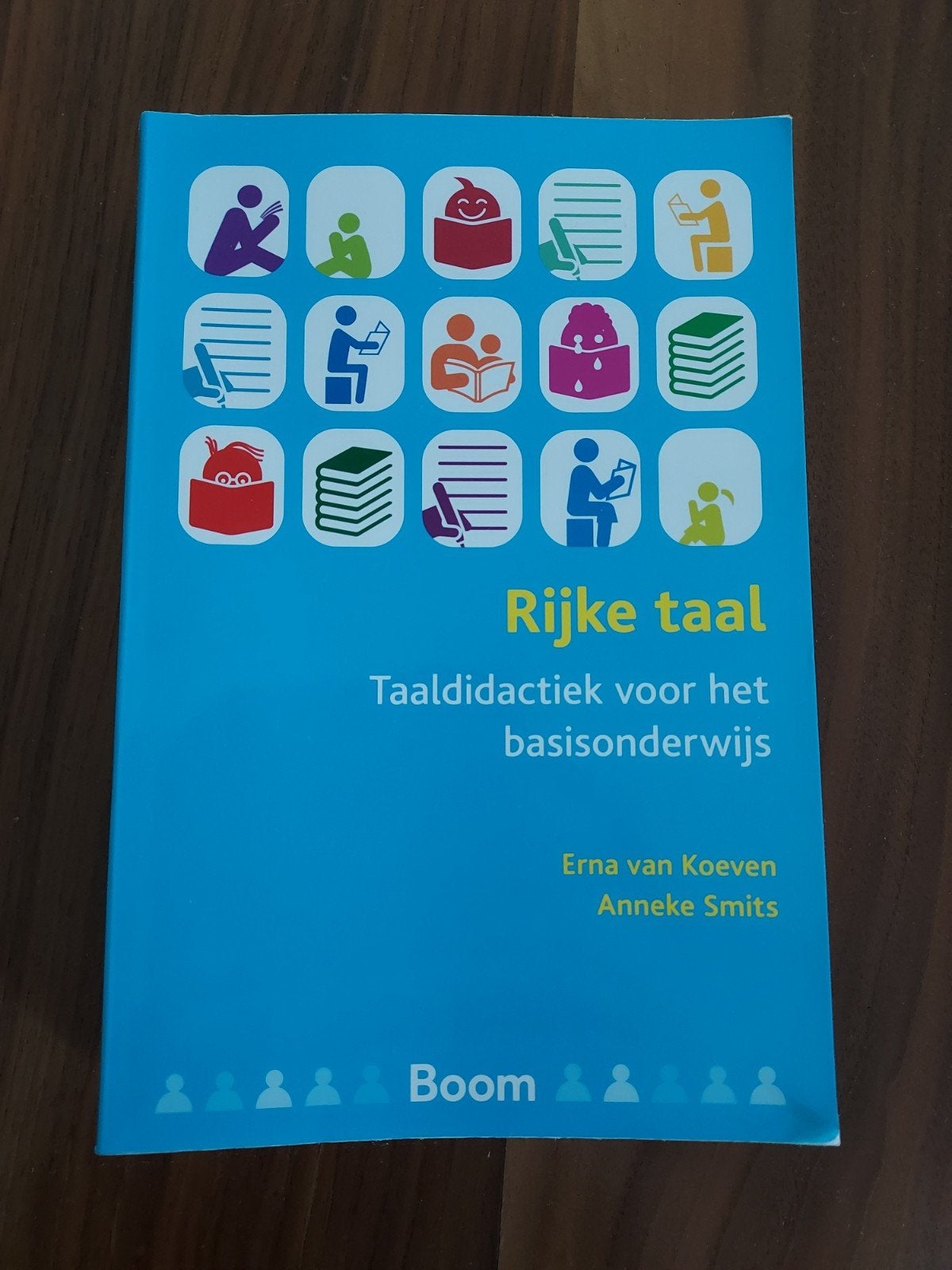 Rijke taal: Taaldidactiek voor het basisonderwijs, Boeken, Zo goed als nieuw, Alpha, Erna van Koeven, Anneke Smits, HBO