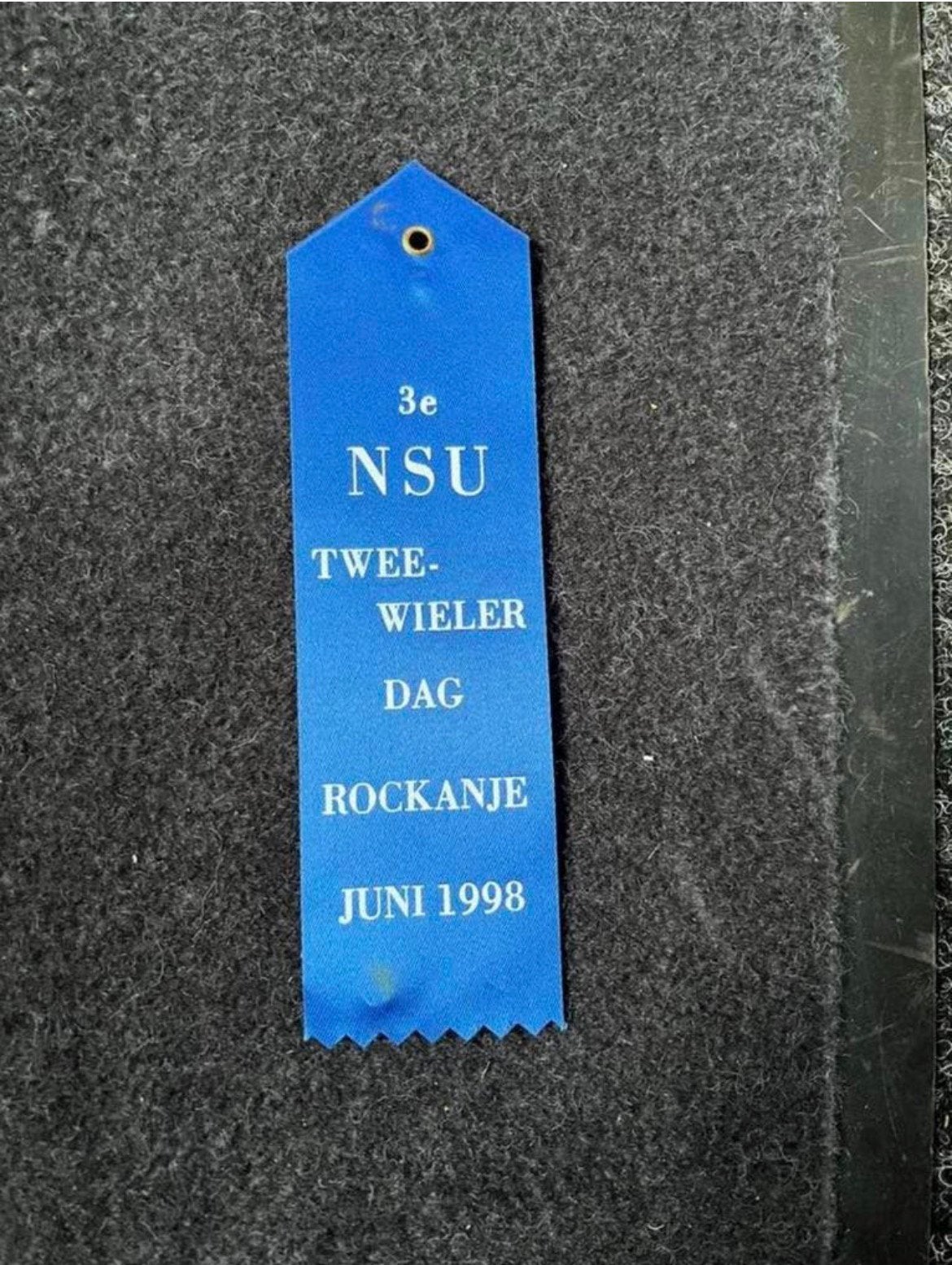 Vintage Vaantje 3 e NSU tweewieler dag Rockanje 1998, Verzamelen, Ophalen of Verzenden, Zo goed als nieuw, Motoren