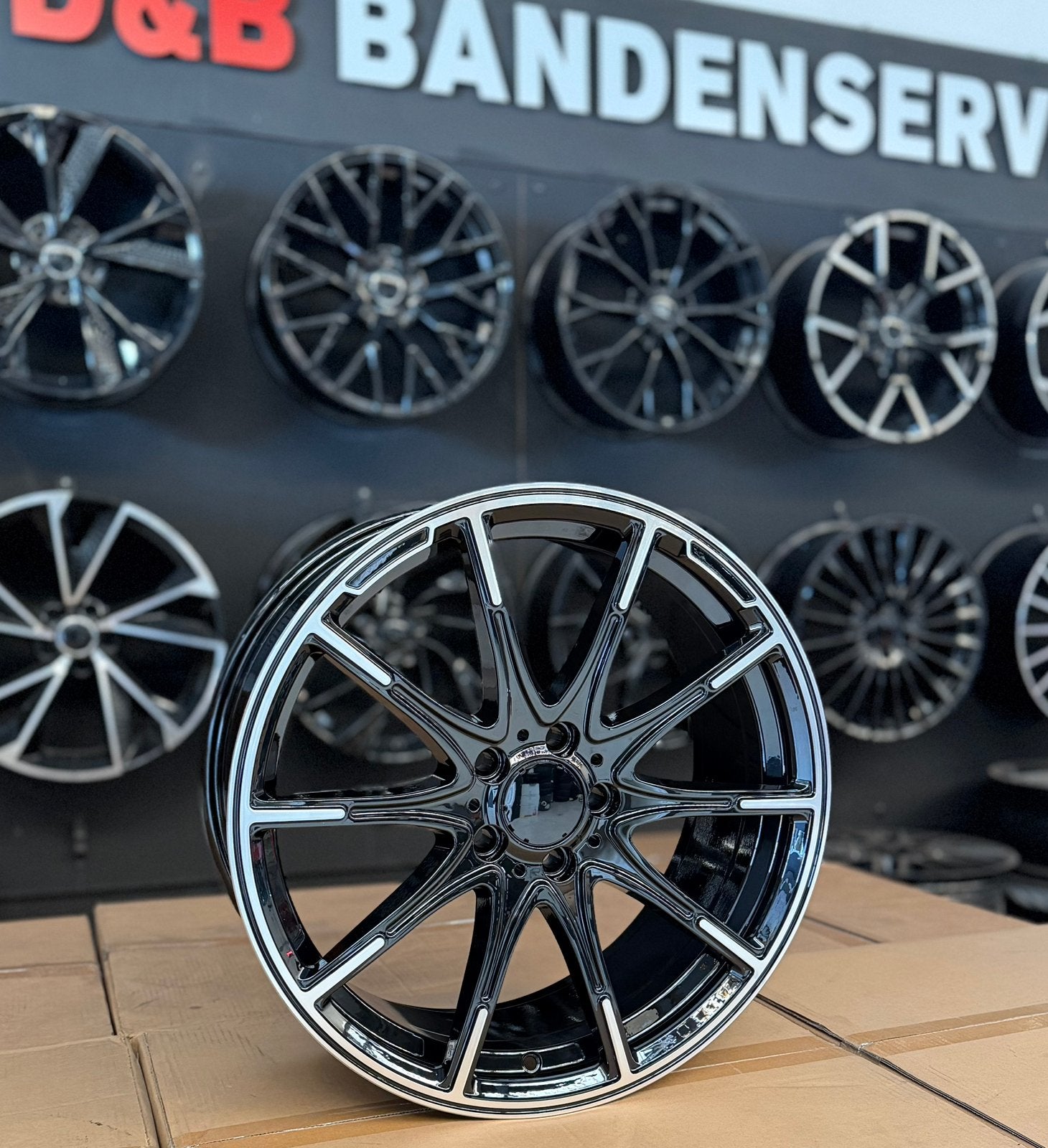 19 inch brabus look velgen 5x112 Mercedes a b c cla gla eqb, 19 inch, Velg(en), Nieuw, Ophalen of Verzenden
