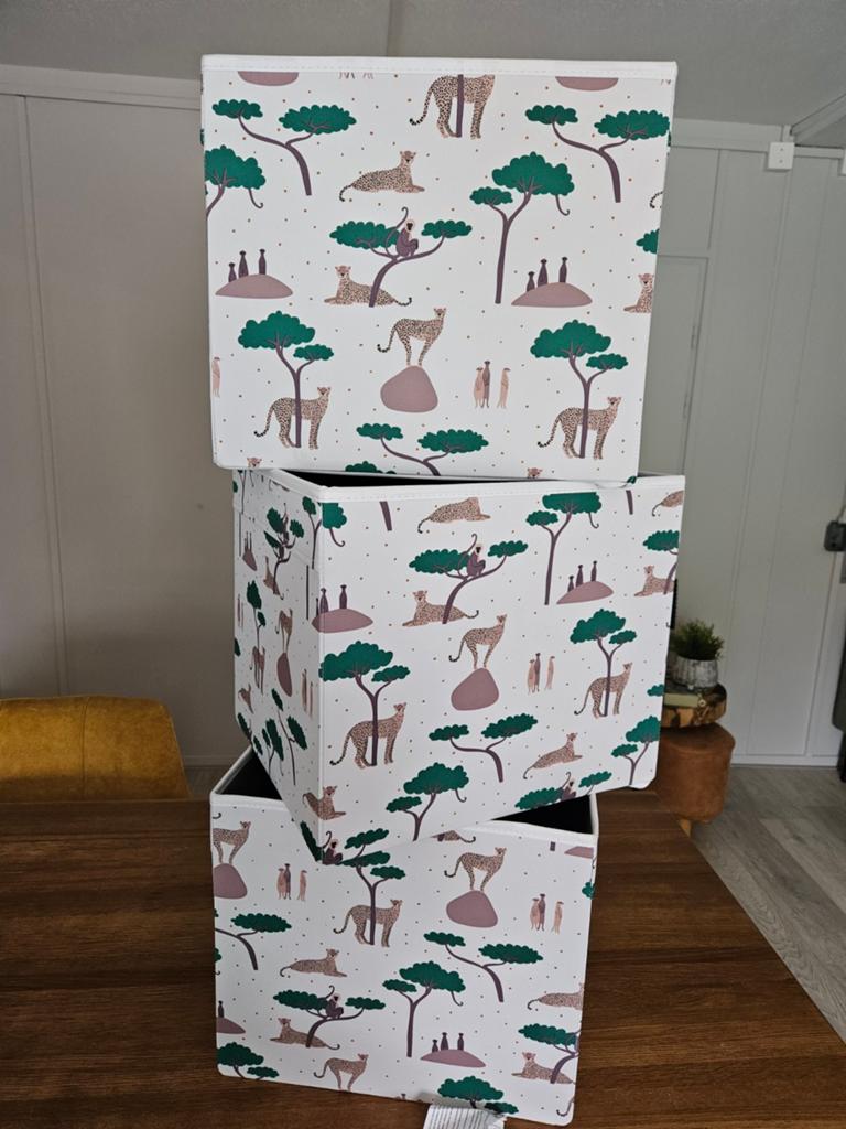 Ikea kallax bakken., Ophalen, Minder dan 50 cm, 50 tot 100 cm, Zo goed als nieuw