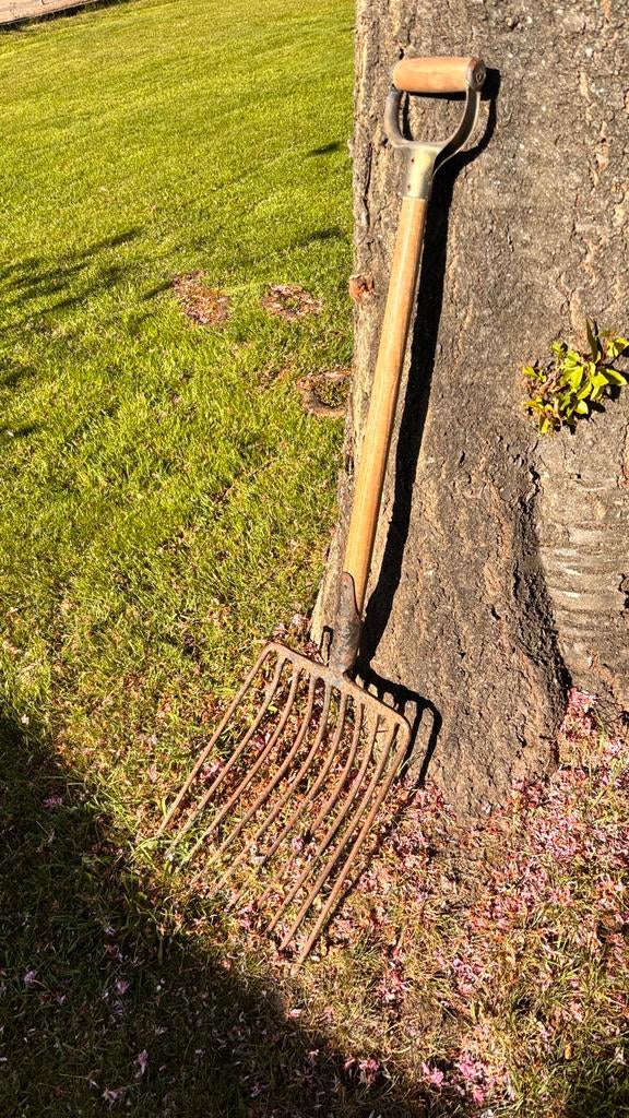 Aardappelvork 10 Tanden - Robuust en Duurzaam, Tuin en Terras, Hand-tuingereedschap, Ophalen of Verzenden, Gebruikt, Vork