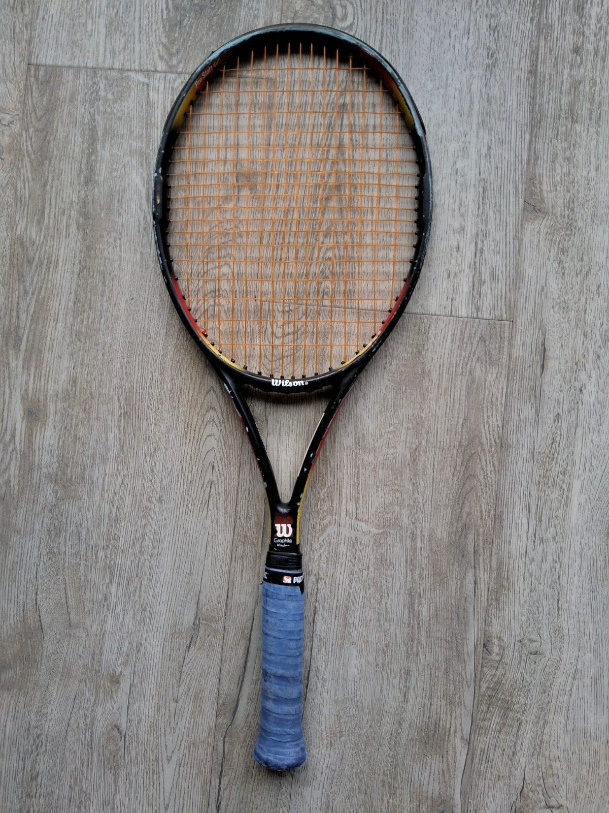 Wilson Pro Staff Classic 6.1 si vintage tennisracket, Sport en Fitness, Tennis, Gebruikt, L4, Ophalen of Verzenden, Wilson