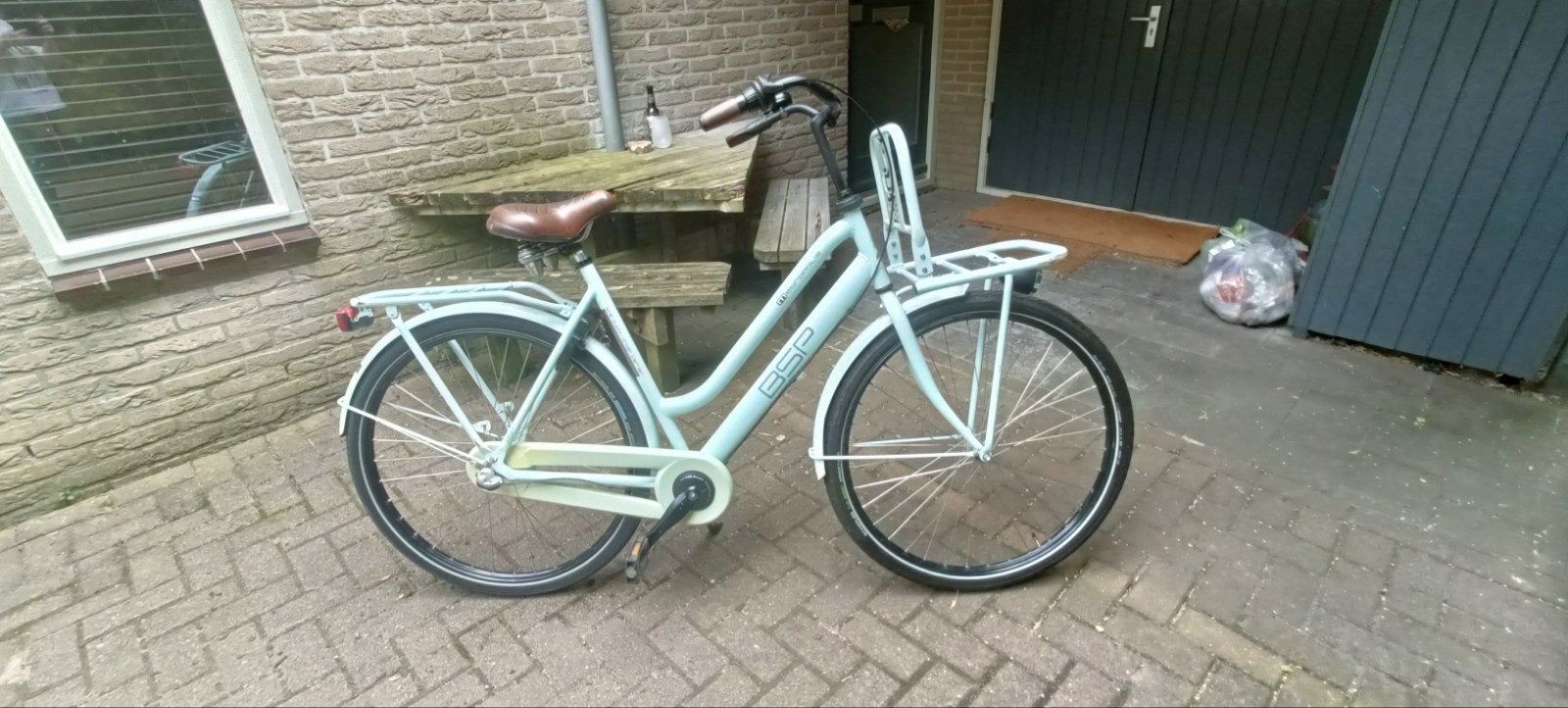 BSP transportfiets met lichte beschadiging, in prima staat., Terugtraprem, Gebruikt, Versnellingen, Ophalen