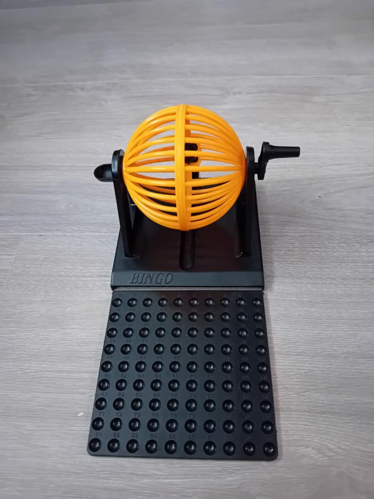 Bingo Spel met Bingomolen en Kaarten - Zo goed als nieuw, Ophalen of Verzenden, Zo goed als nieuw