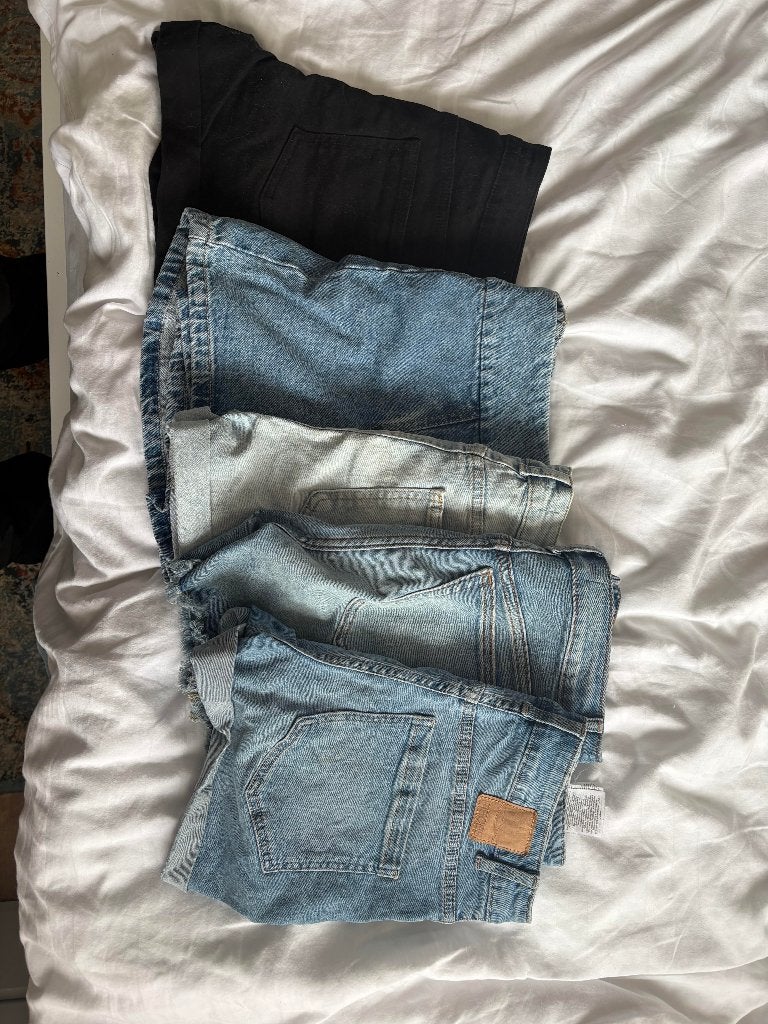 tas met korte broeken, Blauw, Onbekend., Ophalen of Verzenden, Zo goed als nieuw