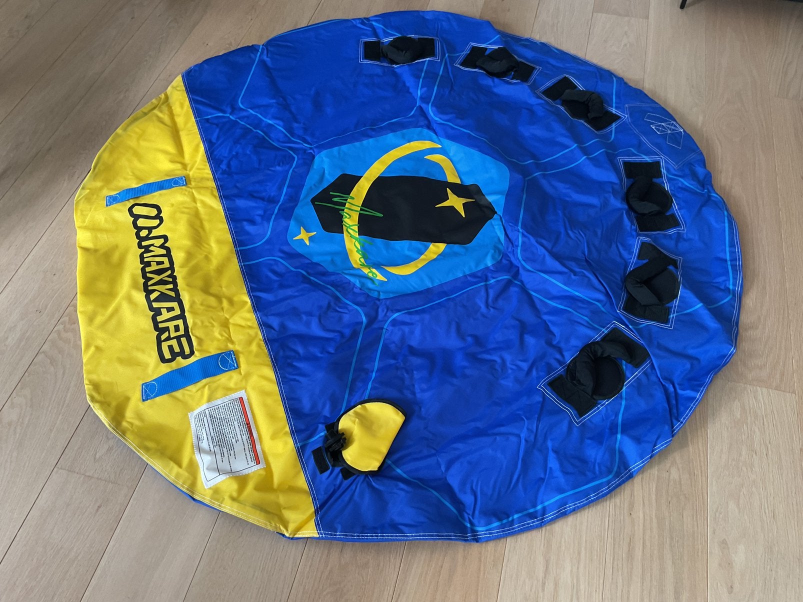 Opblaasbaar sleepbootje, Ophalen, Nieuw