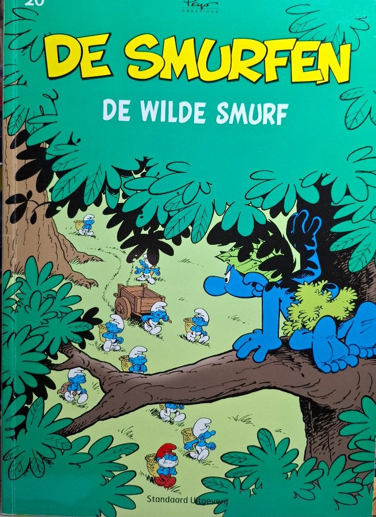 De Smurfen 20: De Wilde Smurf (ZGAN), Peyo, Eén stripboek, Ophalen of Verzenden, Zo goed als nieuw