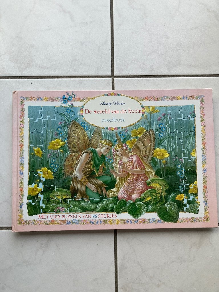 S Barber. De wereld van de feeën, puzzelboek 96 stukjes, Ophalen of Verzenden, Meer dan 50 stukjes, Zo goed als nieuw, 6 jaar of ouder
