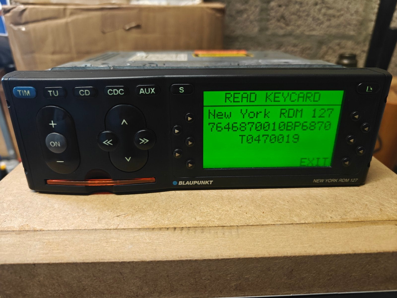 Blaupunkt New York RDM 127 High-End Autoradio FM/CD/AUX, Ophalen of Verzenden, Gebruikt