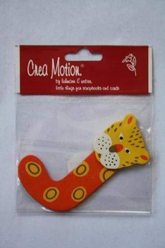Crea Motion letter J hoog 7,5 cm, Hobby en Vrije tijd, Ophalen of Verzenden, Nieuw, Versiering of Embellishment, Overige merken