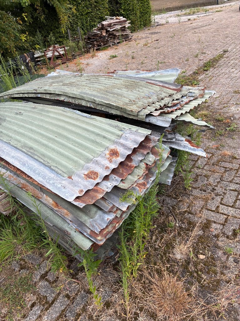 Golfplaten Nishut, Doe-het-zelf en Verbouw, Dakpannen en Dakbedekking, Gebruikt, Overige kleuren, Ophalen of Verzenden, 15 m² of meer