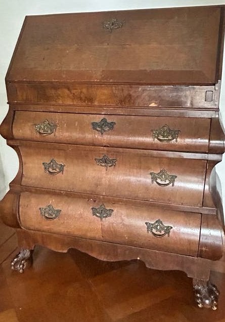 Antiek Biedermeier secretaire, Ophalen