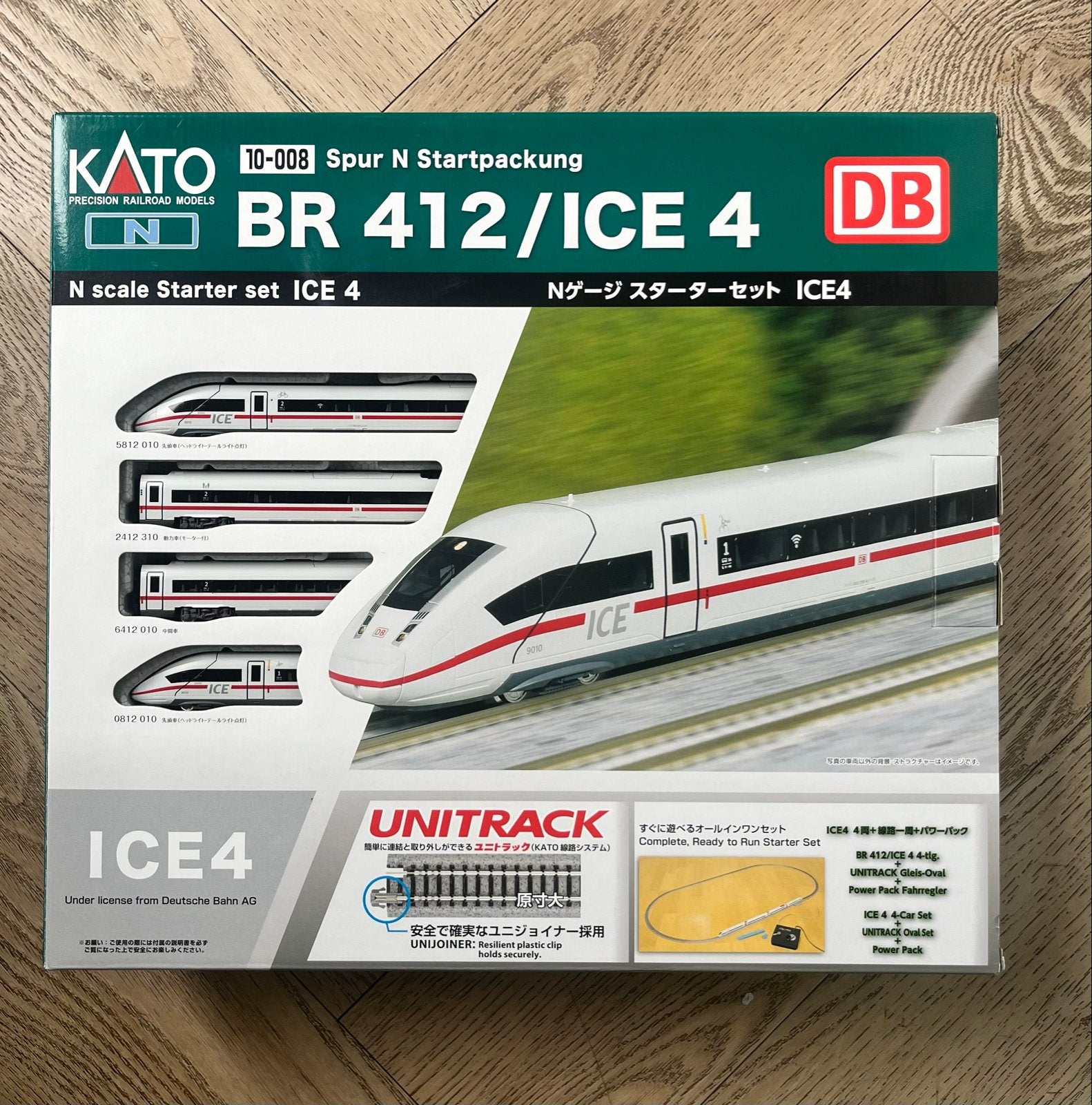 Kato ICE 4 beginnersset, Treinset, Gelijkstroom, Nieuw, Analoog