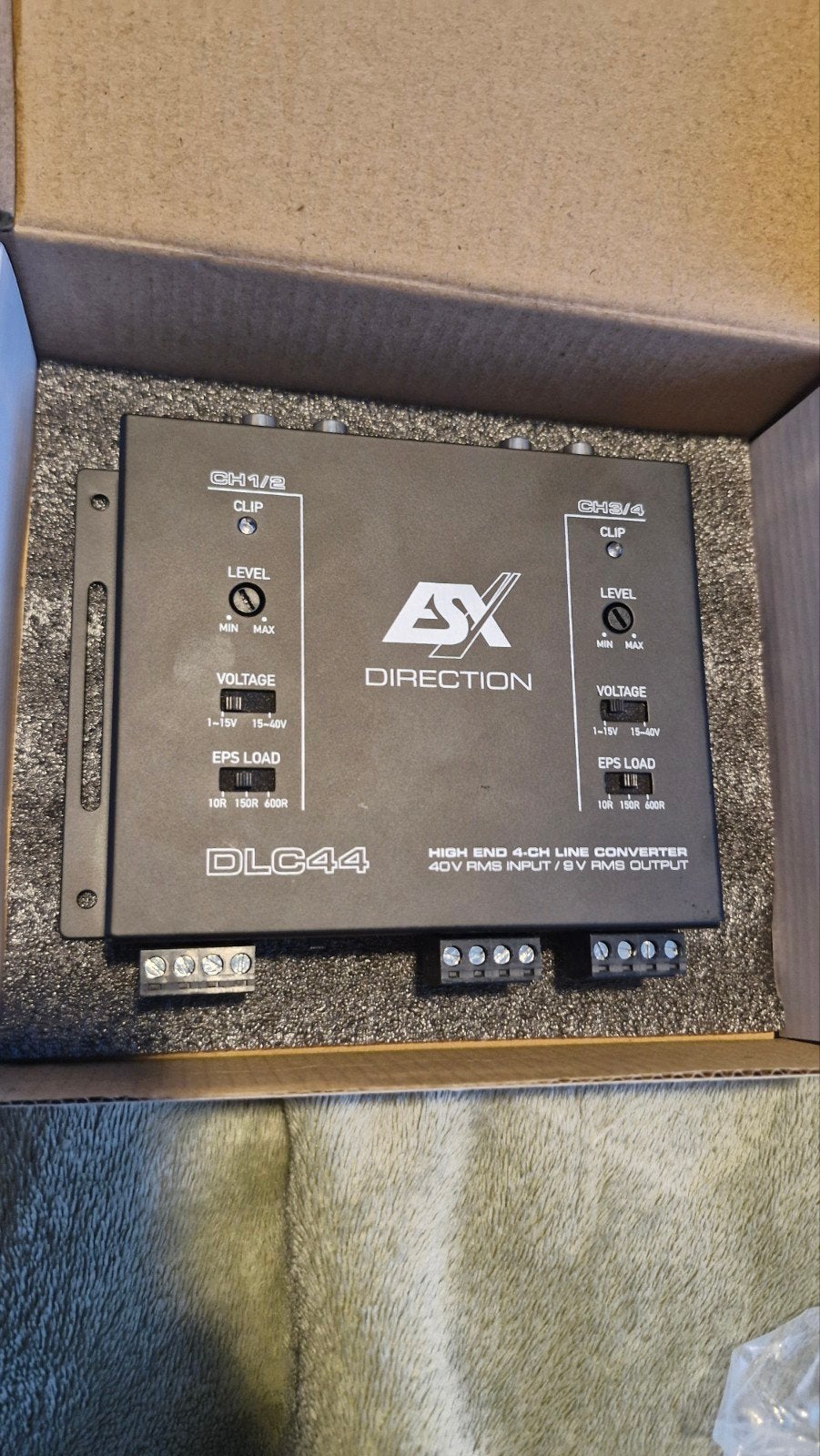 ESX Direction DLC44 High low 4-kanaals Line Converter, Ophalen of Verzenden, Zo goed als nieuw