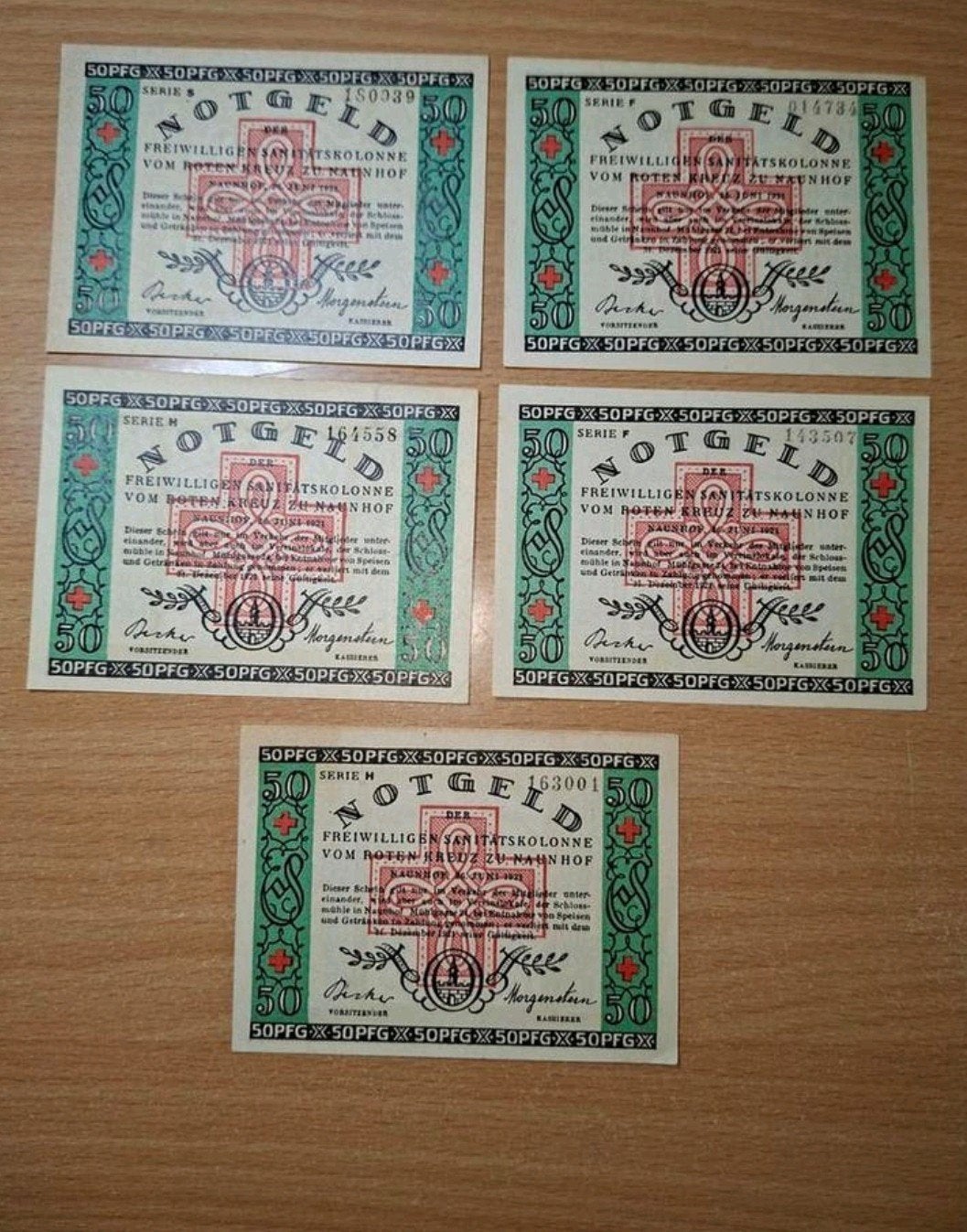 Duits Notgeld Naunhof Noodgeld, Ophalen of Verzenden, Duitsland