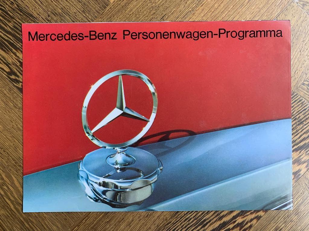 Brochure personenwagen programma Mercedes-Benz 1973 nieuw!, Nieuw, Mercedes-Benz, Mercedes, Ophalen of Verzenden