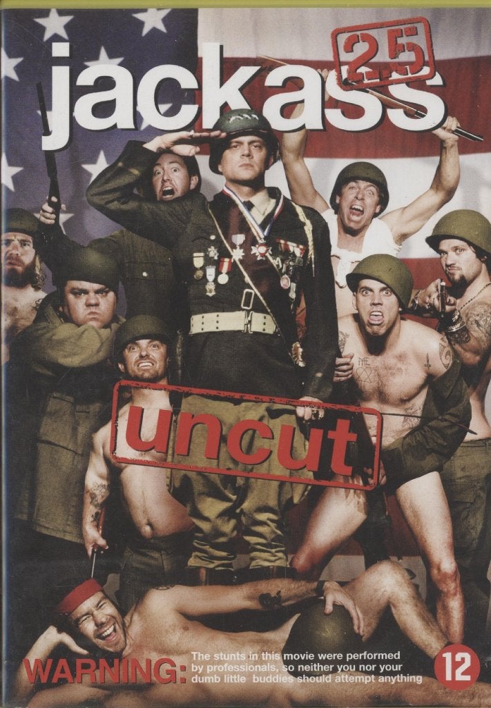 62) Jackass 2.5: met Johnny Knoxville en Bam Margera, Vanaf 12 jaar, Ophalen of Verzenden, Gebruikt, Actiekomedie