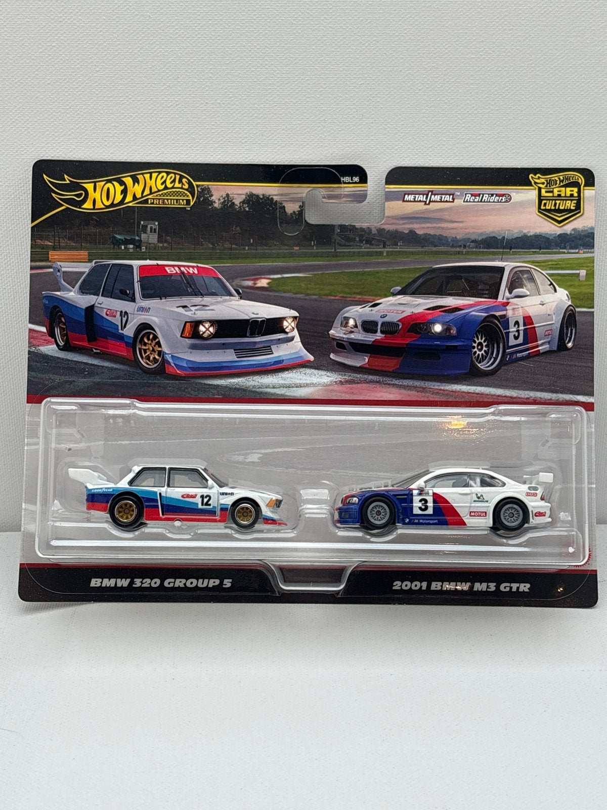 Hot Wheels Premium 2-pack: BMW 320 Group 5 & M3 GTR, Auto, Nieuw, Ophalen of Verzenden, Mattel