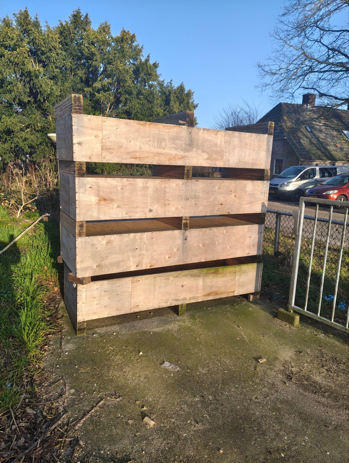 houten bakken voor bijvoorbeeld moestuinieren, Ophalen, Minder dan 3 meter, Hout, 1 tot 2 meter