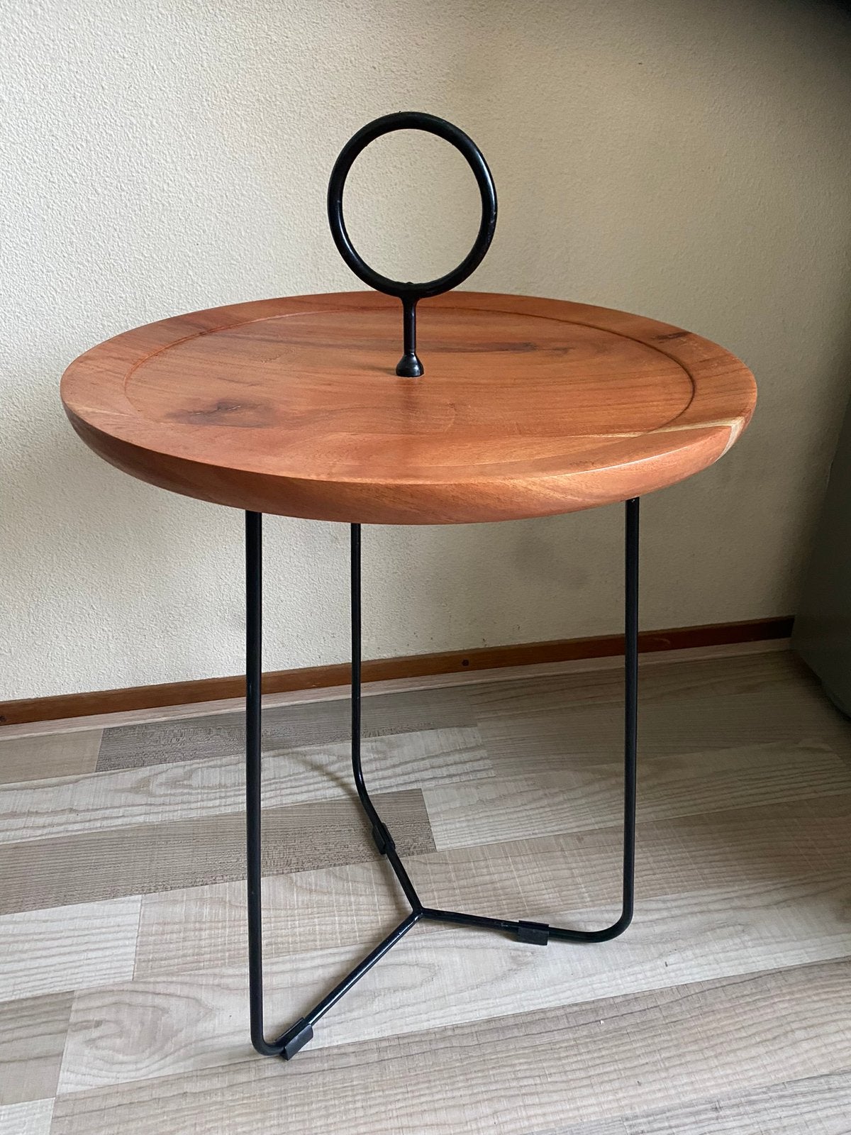 Tafel kersenhout merk Kersten, Huis en Inrichting, Ophalen, 50 – 75, Rond, Nieuw