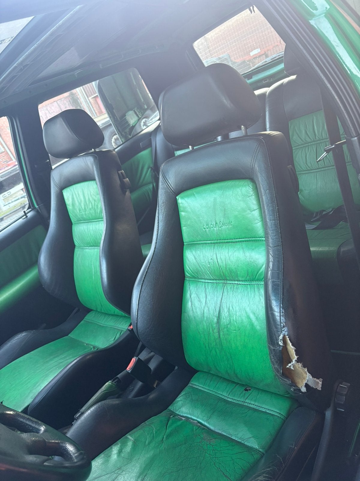 Golf 3 salsa green recaro interieur incl deurpanelen, Ophalen, Gebruikt, Volkswagen