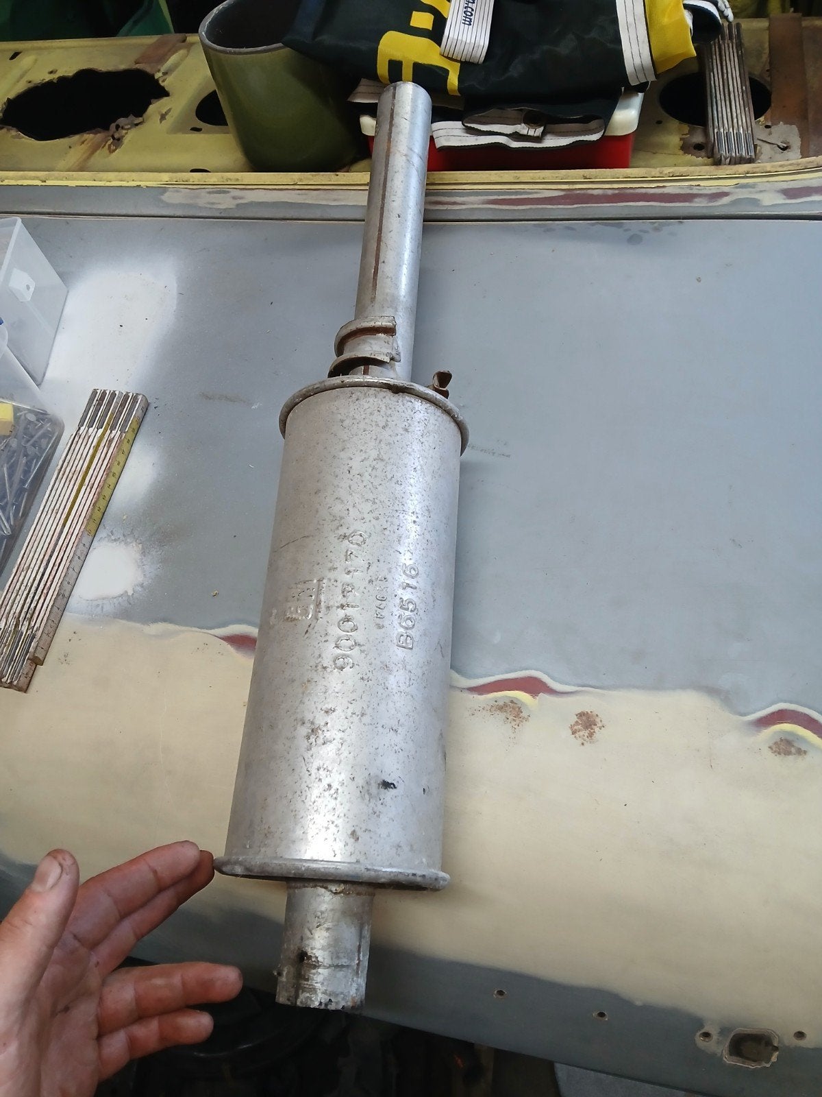 Knalpot opel kadett c 1200, Ophalen of Verzenden, Opel