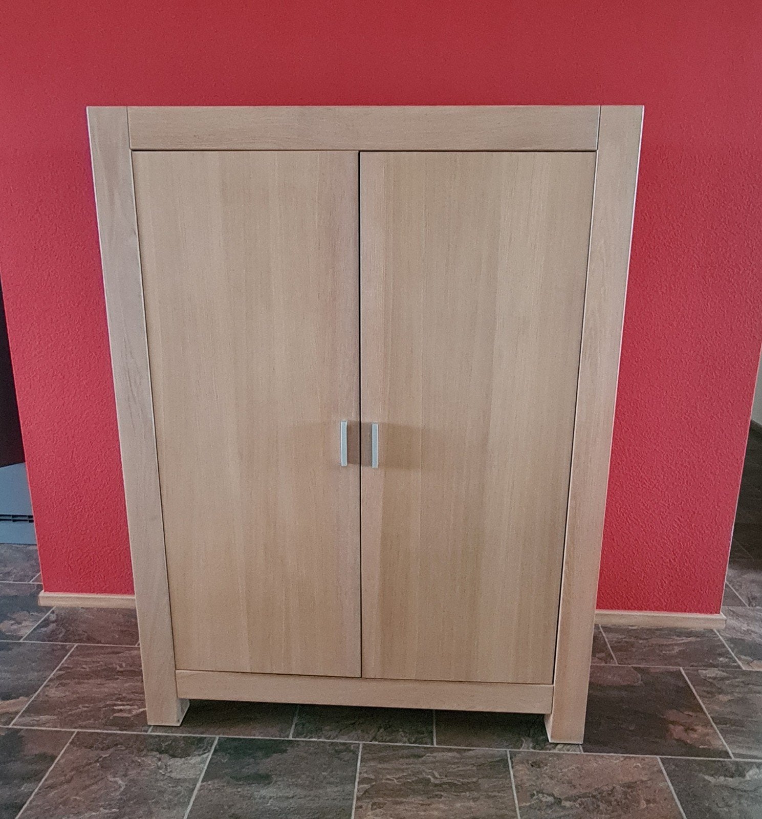 Computerkast licht eiken, Ophalen, Zo goed als nieuw, 120 tot 170 cm, 40 tot 80 cm