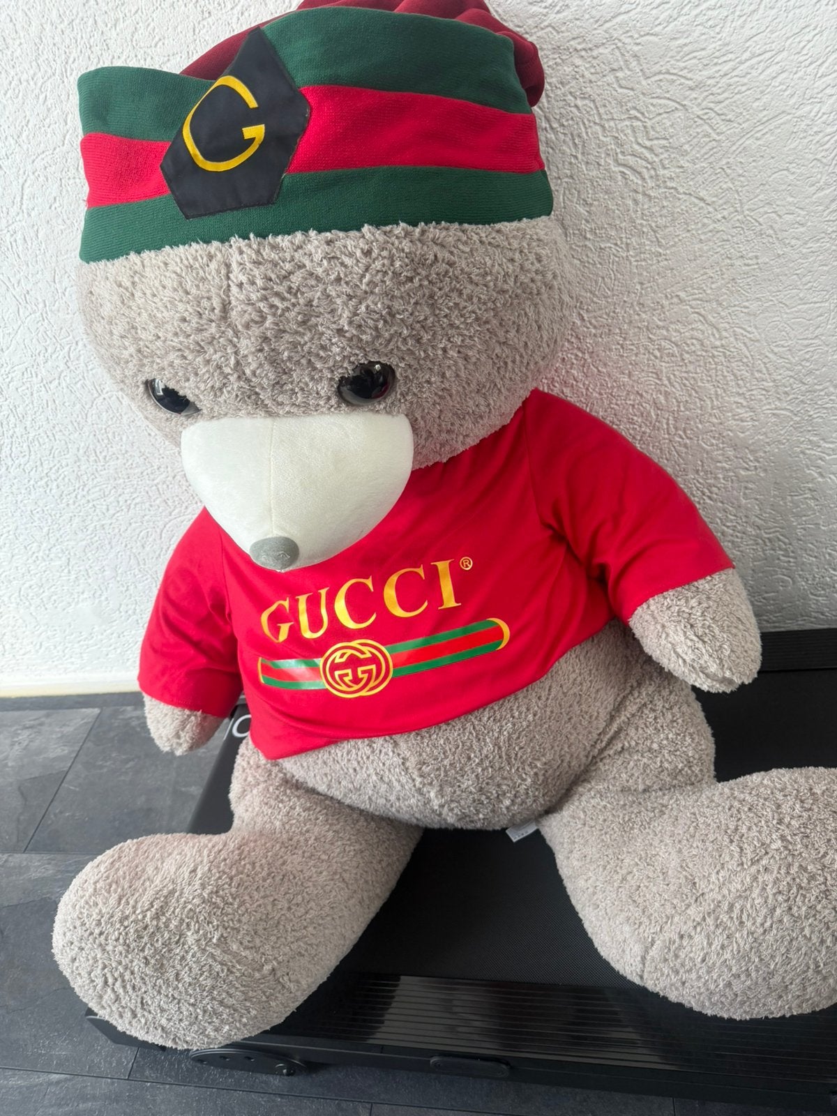 Grote gucci knuffel beer, Ophalen, Beer, Nieuw, Meerkleurig
