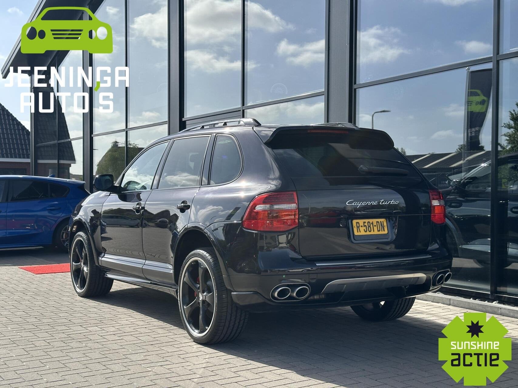 Porsche Cayenne 4.8 Turbo | Youngtimer|Pano|Leer|Memory|Stoe, Auto's, Porsche, Automaat, Cayenne, Gebruikt, 8 cilinders