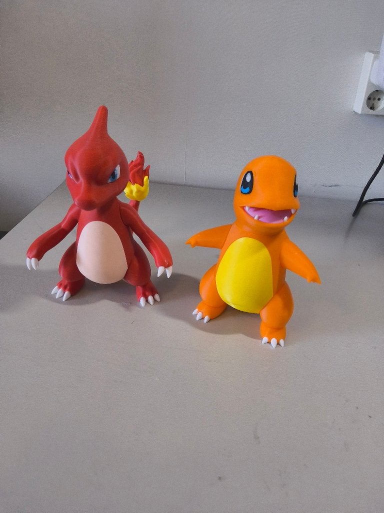 3D geprinte Charmander Charmeleon set, Ophalen of Verzenden, Nieuw