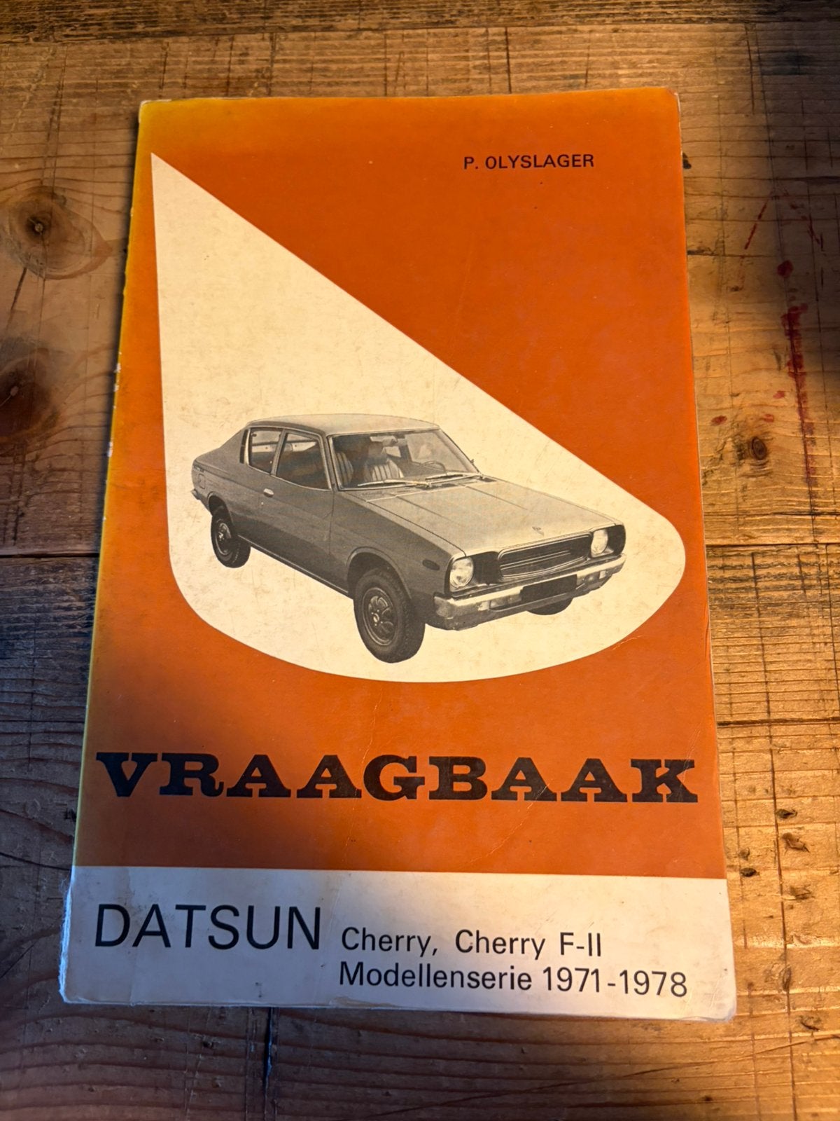 VRAAGBAAK DATSUN Cherry, Cherry F-ll Modellenserie 1971-1978, Ophalen