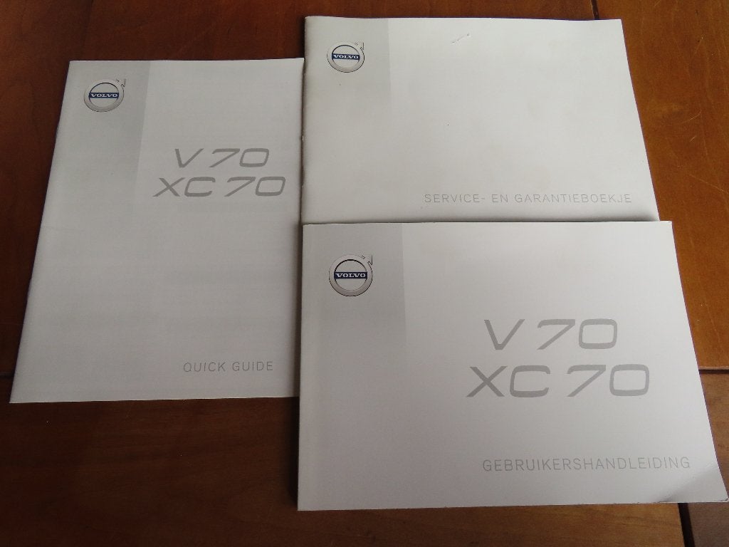 Instructieboek Volvo V70, Volvo XC70 2015-2016 + snelgids, Ophalen of Verzenden