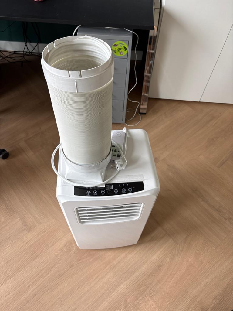 Fuave Mobiele Airco met Afstandsbediening en Slang, Ophalen, Gebruikt, Minder dan 60 m³, 3 snelheden of meer