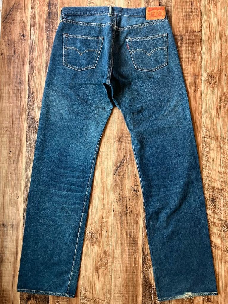 JETT RINK JTX-1Z W33 x L34 Japanese Selvedge Jeans, Kleding | Heren, Spijkerbroeken en Jeans, Blauw, Ophalen of Verzenden, JETT RINK