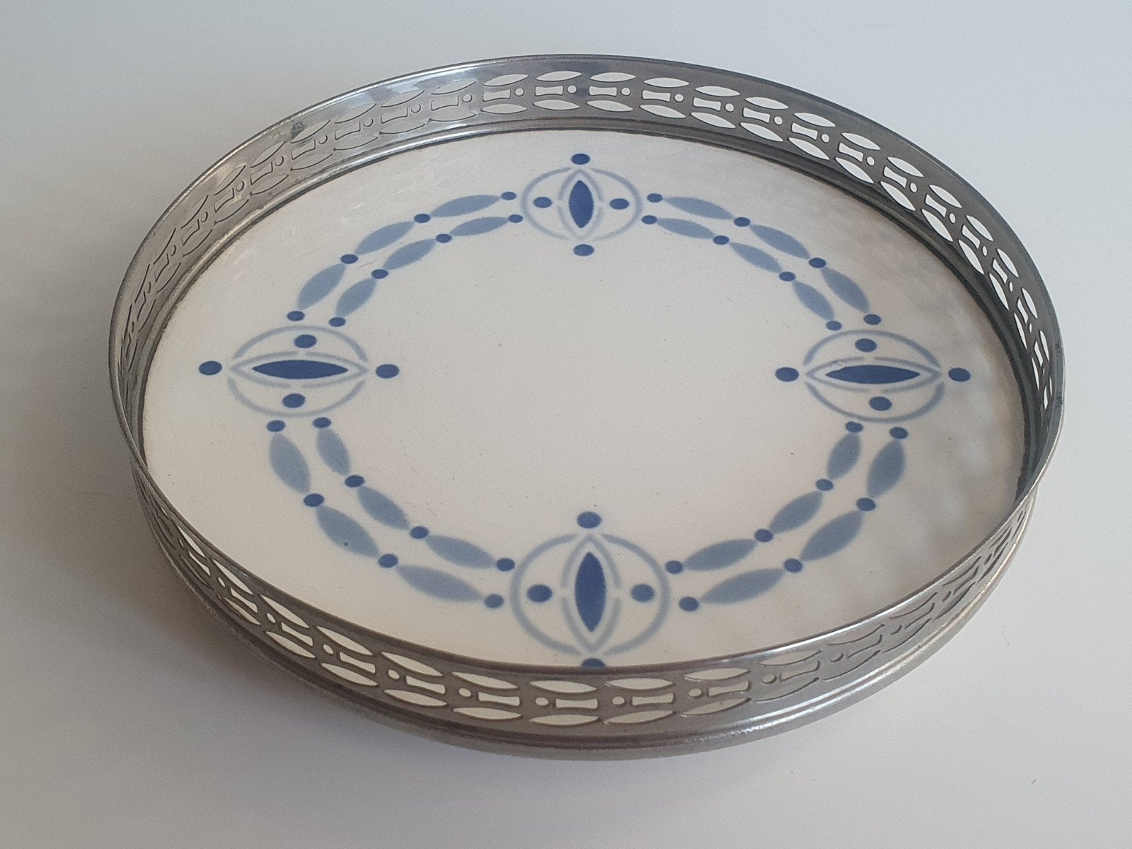 Art Deco Onderzetter / dienblaadje, Ophalen of Verzenden