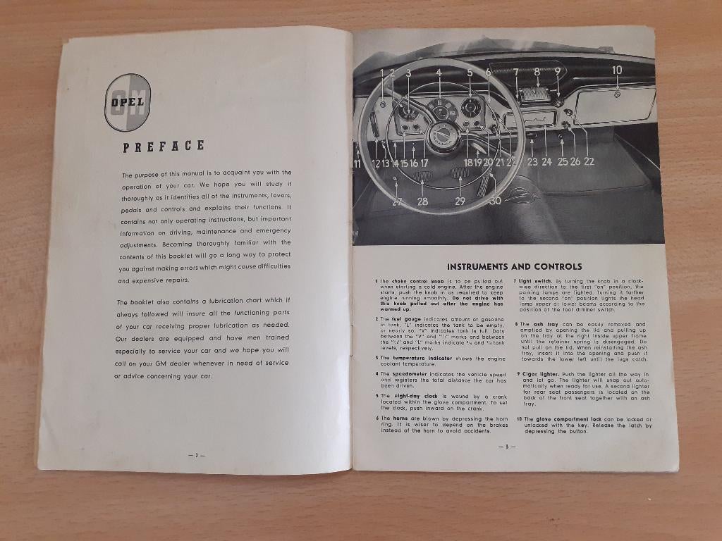OPEL Kapitän  1955 owners manual, Ophalen of Verzenden