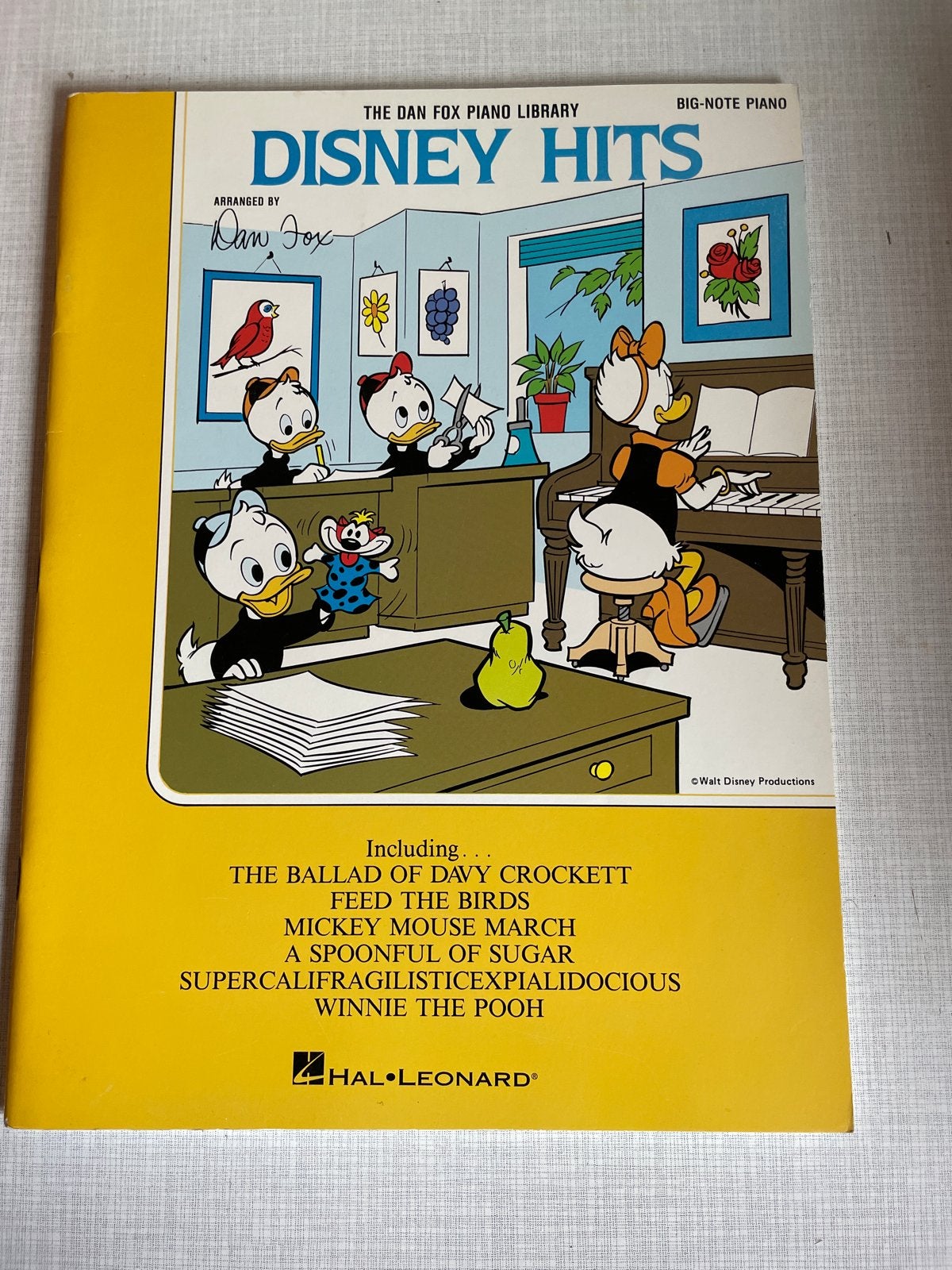 Disney Hits - The Dan Fox Piano Library - Big-Note Piano, Boeken, Ophalen of Verzenden, Gelezen, Genre of Stijl