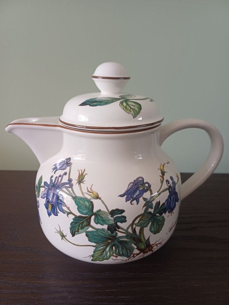 Botanica Villeroy en Boch theepot, Ophalen of Verzenden, Zo goed als nieuw, Overige stijlen, Porselein