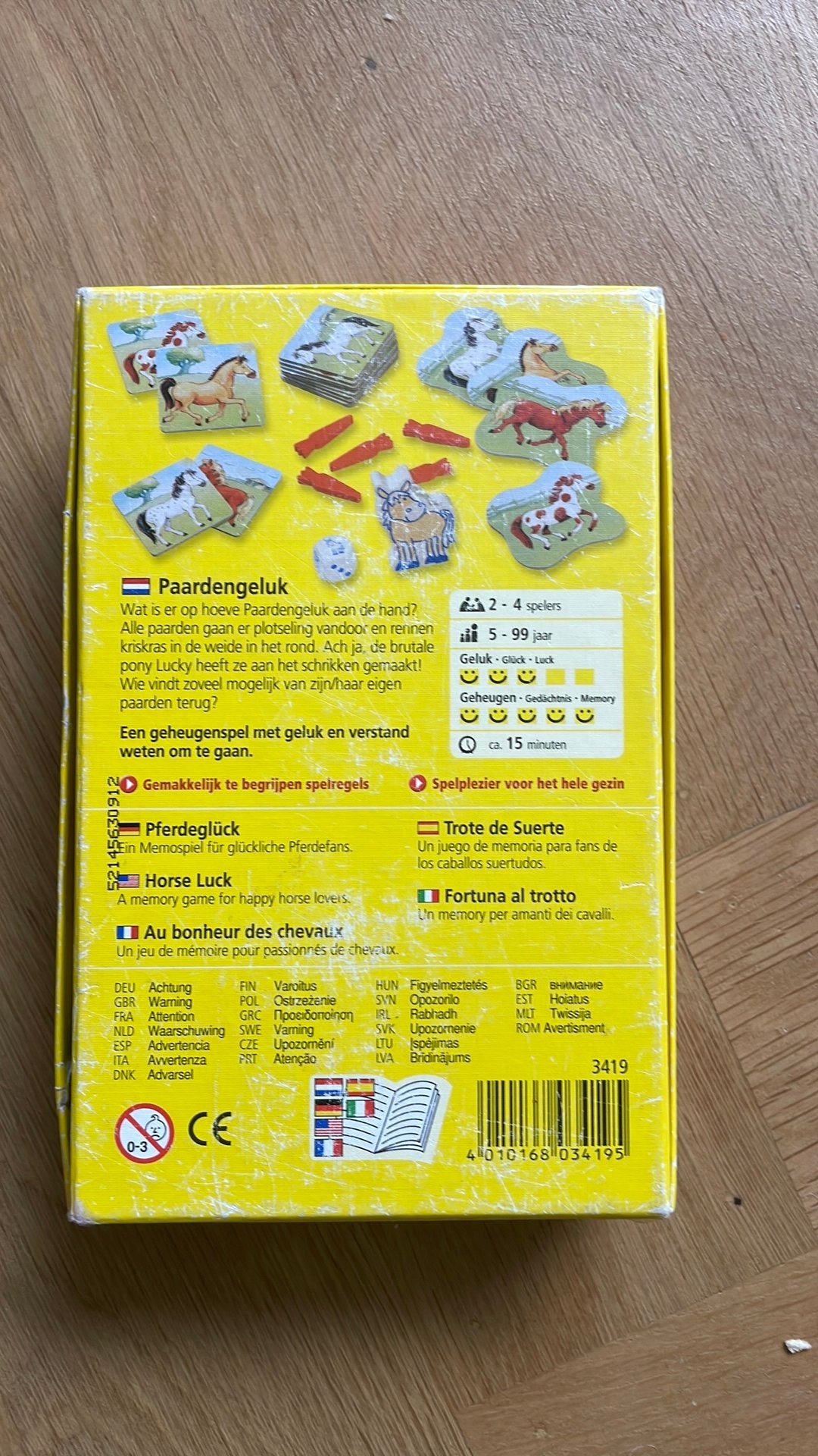 HABA Paardengeluk, Een of twee spelers, Ophalen of Verzenden, Gebruikt