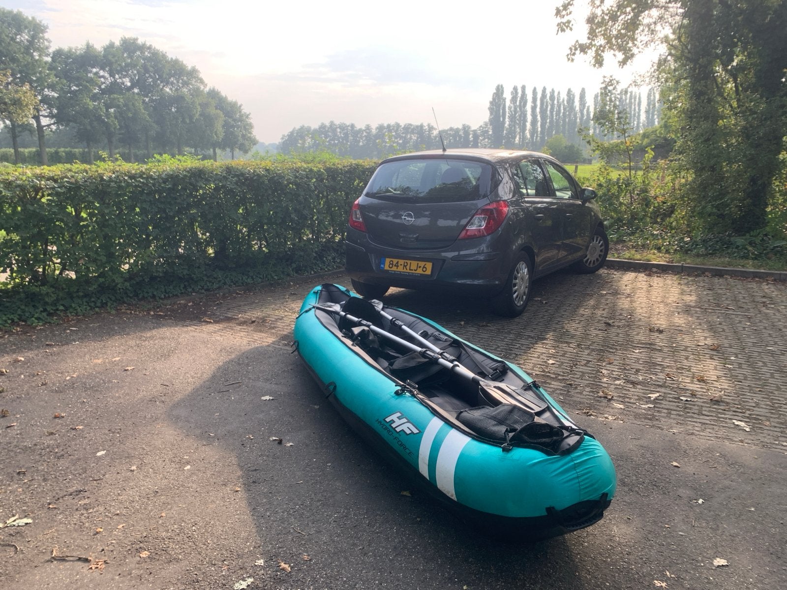 Opblaasbare kajak Hydro Force, 2 pers., Ophalen of Verzenden, Opblaasbaar, Zo goed als nieuw, 2-persoons