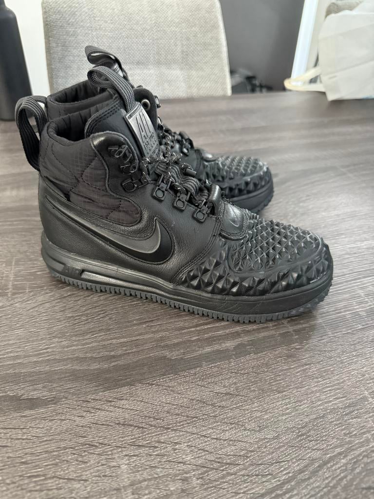 Nike Lunar Force 1 Duckboot - Zwart - Maat 38 als nieuw, Ophalen of Verzenden, Gedragen, Zwart, Sneakers of Gympen