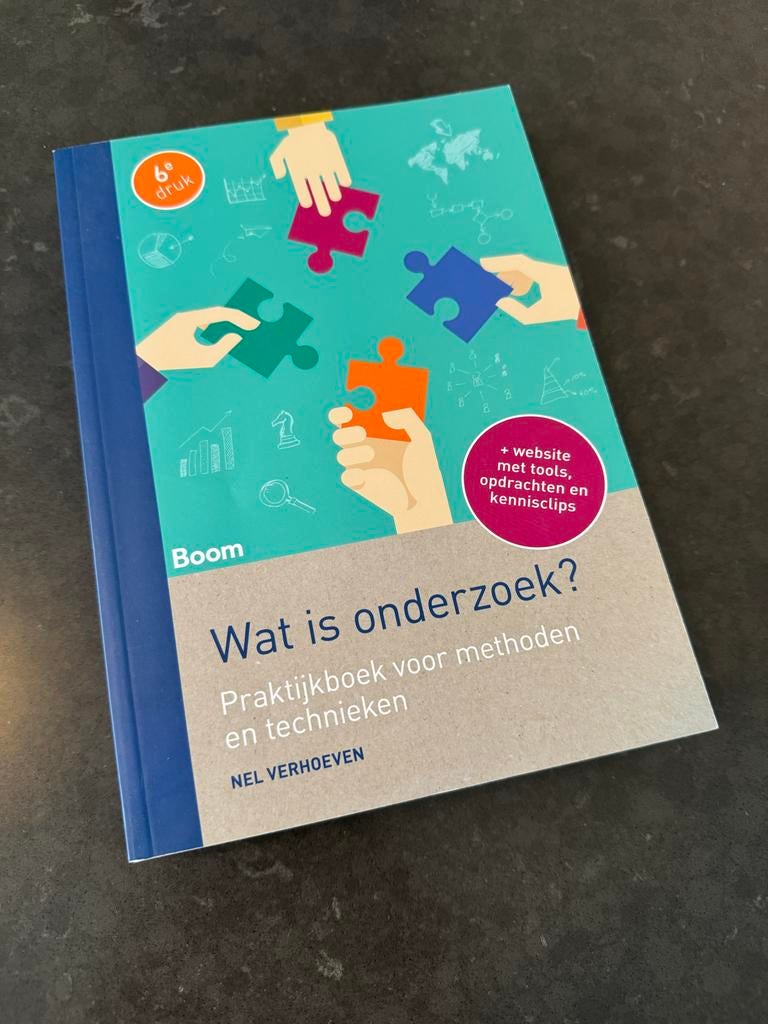 Wat is onderzoek? Praktijkboek methoden en technieken, Boeken, Ophalen of Verzenden, Gamma, Zo goed als nieuw, HBO